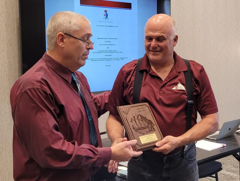 Raimund Krob receives Marine Heritage Award at 2023 AGM